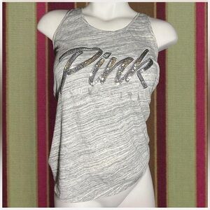 Heather Gray PINK Victoria's Secret Tank Top